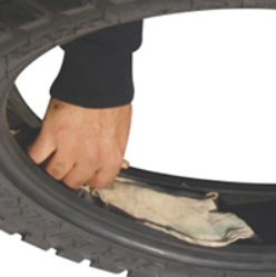 Inspect and clean your tyre thoroughly